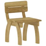 vidaXL Ensemble à manger de jardin 5 Pièces Bois de pin imprégné