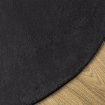 vidaXL Tapis "HUARTE" Noir 140x200 cm Ovale