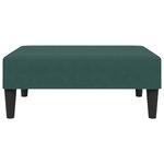 vidaXL Ensemble de canapés 2 Pièces vert foncé velours