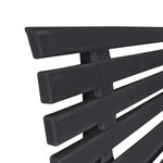 vidaXL Banc de jardin 145 5 cm plastique anthracite