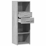 vidaXL Buffet haut sonoma gris 40x42 5x124 cm bois d'ingénierie