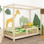 Lit cabane enfant BUNKY 80 x 160