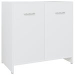 vidaXL Ensemble de meubles de salle de bain 4 Pièces Blanc