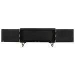vidaXL Meuble TV 90x30x45 cm Bois de manguier massif