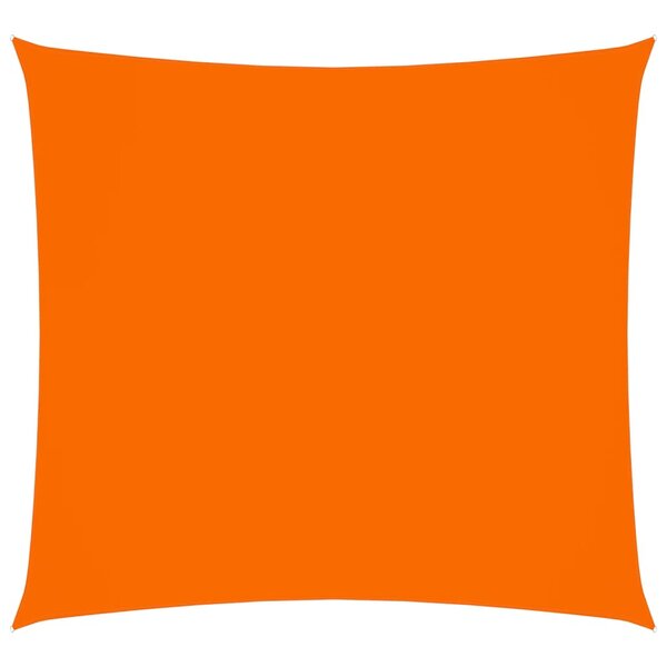 vidaXL Voile de parasol Tissu Oxford carré 3x3 m Orange
