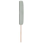vidaXL Tête de lit LED avec boutons en cristal rembourrée gris clair 80 cm en velours