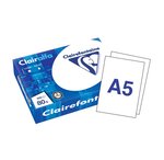 Ramette 500 Feuilles Papier 80g A5 148x210 mm Certifié PEFC Blanc 170CIE CLAIRALFA