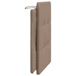 vidaXL Coussin de tête de lit cappuccino 90 cm similicuir