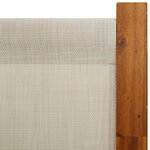 vidaXL Cloison de séparation 4 panneaux gris clair 280x180 cm