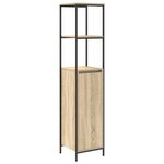 vidaXL Ensemble de meubles de salle de bain 3 pièces en chêne Sonoma