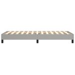 vidaXL Cadre de lit sans matelas gris clair 80x200 cm tissu