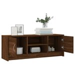 vidaXL Meuble TV chêne marron 102x30x37 5 cm bois d'ingénierie