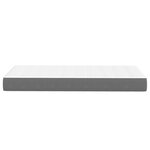 Matelas à ressorts ensachés vidaXL Gris clair Moyen 80x200x20 cm Tissu