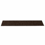 vidaXL Tapis d'escalier autocollants Rectangulaire 15 Pièces 76x20 cm