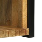 vidaXL Cube mural 55x35x40 cm en bois massif de manguier