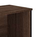 vidaXL Bibliothèque chêne marron 50x31x106 cm bois d'ingénierie