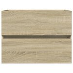 vidaXL Ensemble de meubles de bain 2Pièces céramique et bois d'ingénierie
