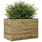 vidaXL Jardinière 70x40x46 cm bois de pin imprégné