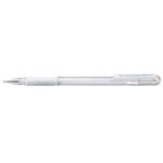 Stylo roller à encre gel hybrid gel grip k118l blanc x 12 pentel