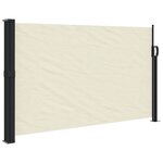 vidaXL Auvent latéral rétractable crème 120x600 cm