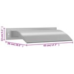 vidaXL Fontaine de piscine argenté 45x26x13 cm acier inoxydable