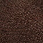 vidaXL Pouf fait à la main Marron 40 x 45 cm Jute