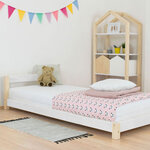 Lit enfant DREAMY 80 x 160 - blanc et naturel