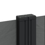 vidaXL Auvent latéral rétractable anthracite 180x600 cm