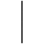 vidaXL Tête de lit métal noir 193 cm