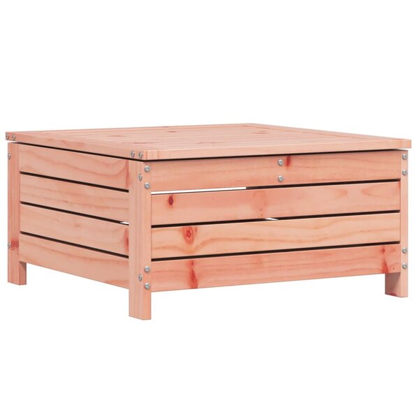 vidaXL Repose-pied de jardin avec coussin bois massif douglas