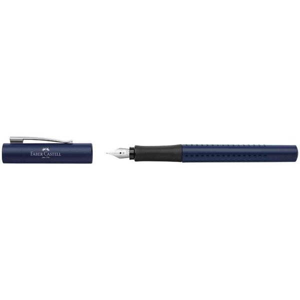 Stylo plume grip 2011  m  bleu classique faber-castell