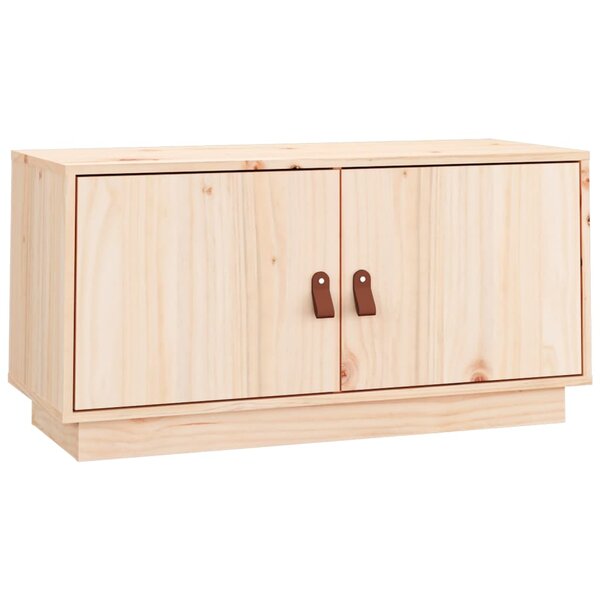 vidaXL Meuble TV 80x34x40 cm Bois de pin massif