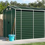 vidaXL Abri de jardin vert 191x980x198 cm acier galvanisé
