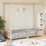 vidaXL Cadre de lit pour enfants 90x200 cm bois de pin massif