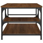 vidaXL Table basse chêne marron 90x49x40 cm bois d'ingénierie