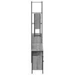 vidaXL Ensemble de meubles de salle de bain 4 Pièces Sonoma gris