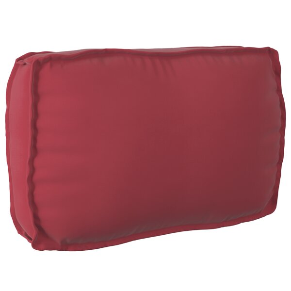 vidaXL Coussin Palette pour Dossier Rouge Vin 70x40x12 cm Tissu Oxford