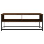 vidaXL Table basse chêne marron 100x51x40 cm bois d'ingénierie