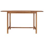 vidaXL Table de jardin 150x150x75 cm Bois de teck solide