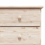 vidaXL Buffet ALTA 112x35x73 cm bois massif de pin
