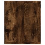 vidaXL Bibliothèque/Meuble TV Chêne fumé 36x30x143cm Bois d'ingénierie