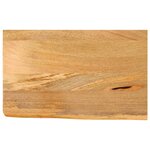 vidaXL Dessus de table à bord vivant 50x40x2 5 cm bois massif manguier