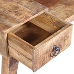vidaXL Banc avec tiroir Bois de manguier massif 120x36x60 cm