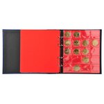 Classeur De Collection Pour 100 Médailles Souvenirs - 24 5x25 Cm - Bleu Marine - Exacompta