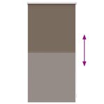 Store enrouleur occultant rouge 40 x 100 cm
