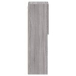 vidaXL Meubles TV avec lumières LED 2 Pièces sonoma gris 30 5x30x102 cm
