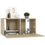 vidaXL Ensemble de meubles TV 8 Pièces Chêne sonoma Bois d'ingénierie