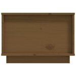 vidaXL Table basse Marron miel 60x50x35 cm Bois massif de pin