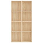 vidaXL Bibliothèque/Buffet Chêne sonoma 66x30x130 cm Bois d’ingénierie