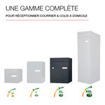 Boite à colis atout  1 porte  gris anthracite
